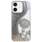 Electroplated TPU Lotus Hollow-carved  Rhinestone Glitter Phone Case, For iPhone 12 Pro Max, For iPhone 12 Pro, For iPhone 11 Pro Max, For iPhone 11