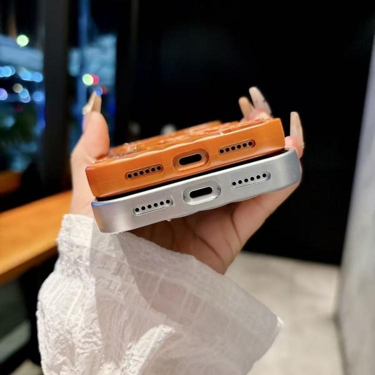 Electroplated TPU Lotus Hollow-carved  Rhinestone Glitter Phone Case, For iPhone 11 Pro Max, For iPhone 11