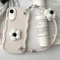 Plush Flower Wavy TPU Phone Case with Lanyard, For iPhone 11, For iPhone 11 Pro, For iPhone X / XS, For iPhone XR