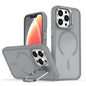 Bright Color Frosted Skin-feel Camera Bracket Magsafe Phone Case, For iPhone 13 Pro, For iPhone 13