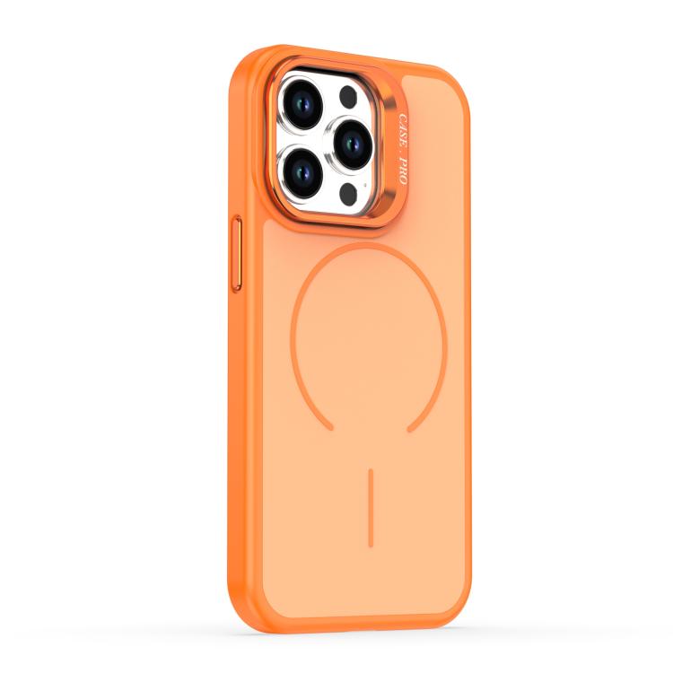 Bright Color Contrast Skin-feel Camera Bracket Magsafe Phone Case, For iPhone 13 Pro, For iPhone 13
