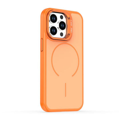 Bright Color Contrast Skin-feel Camera Bracket Magsafe Phone Case, For iPhone 13 Pro, For iPhone 13