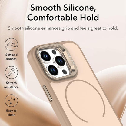 Bright Color Contrast Skin-feel Camera Bracket Magsafe Phone Case, For iPhone 13 Pro, For iPhone 13