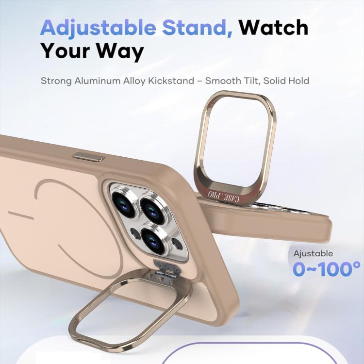 Bright Color Contrast Skin-feel Camera Bracket Magsafe Phone Case, For iPhone 13 Pro, For iPhone 13