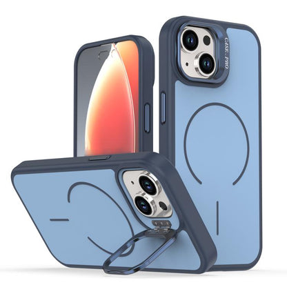 Bright Color Contrast Skin-feel Camera Bracket Magsafe Phone Case, For iPhone 13 Pro, For iPhone 13