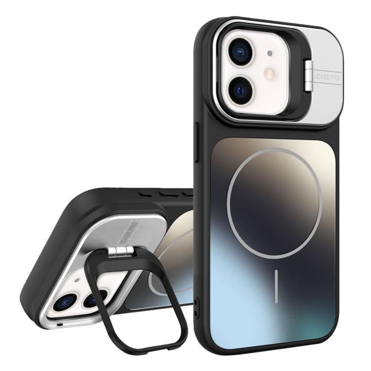 AG Frosted Lens Holder MagSafe Phone Case, For iPhone 12 Pro, For iPhone 11