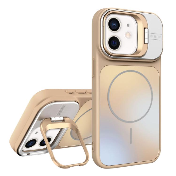 AG Frosted Lens Holder MagSafe Phone Case, For iPhone 13 Pro, For iPhone 13, For iPhone 12, For iPhone 12 Pro Max