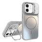 AG Frosted Lens Holder MagSafe Phone Case, For iPhone 13 Pro, For iPhone 13, For iPhone 12, For iPhone 12 Pro Max