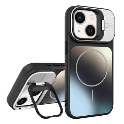 AG Frosted Lens Holder MagSafe Phone Case, For iPhone 13 Pro, For iPhone 13, For iPhone 12, For iPhone 12 Pro Max