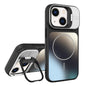AG Frosted Lens Holder MagSafe Phone Case, For iPhone 13 Pro, For iPhone 13, For iPhone 12, For iPhone 12 Pro Max