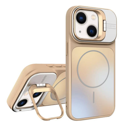 AG Frosted Lens Holder MagSafe Phone Case, For iPhone 13 Pro, For iPhone 13, For iPhone 12, For iPhone 12 Pro Max