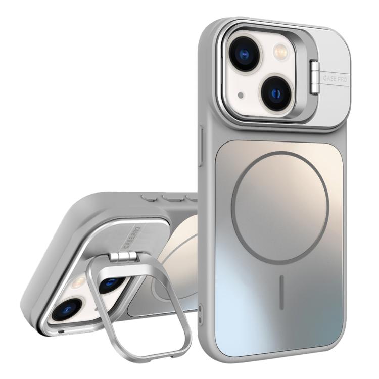 AG Frosted Lens Holder MagSafe Phone Case, For iPhone 13 Pro, For iPhone 13, For iPhone 12, For iPhone 12 Pro Max