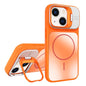 AG Frosted Lens Holder MagSafe Phone Case, For iPhone 13 Pro, For iPhone 13, For iPhone 12, For iPhone 12 Pro Max