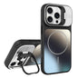 AG Frosted Lens Holder MagSafe Phone Case, For iPhone 16 Pro, For iPhone 16 Plus, For iPhone 16, For iPhone 15 Pro Max