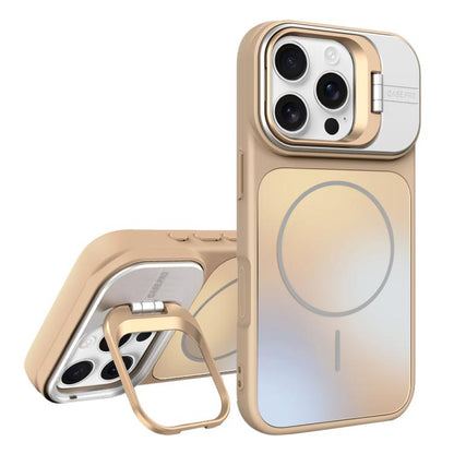 AG Frosted Lens Holder MagSafe Phone Case, For iPhone 16 Pro, For iPhone 16 Plus, For iPhone 16, For iPhone 15 Pro Max