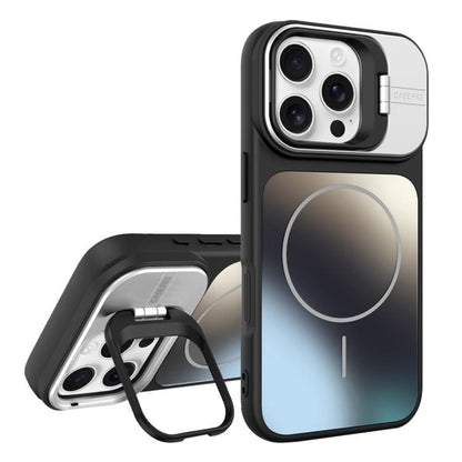 AG Frosted Lens Holder MagSafe Phone Case, For iPhone 17 Pro Max, For iPhone 17 Pro, For iPhone 17, For iPhone 16 Pro Max