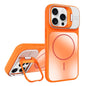 AG Frosted Lens Holder MagSafe Phone Case, For iPhone 17 Pro Max, For iPhone 17 Pro, For iPhone 17, For iPhone 16 Pro Max