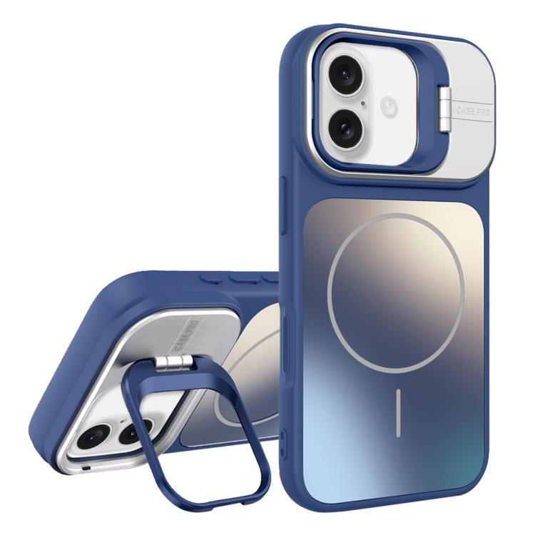 AG Frosted Lens Holder MagSafe Phone Case, For iPhone 17 Pro Max, For iPhone 17 Pro, For iPhone 17, For iPhone 16 Pro Max