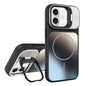 AG Frosted Lens Holder MagSafe Phone Case, For iPhone 17 Pro Max, For iPhone 17 Pro, For iPhone 17, For iPhone 16 Pro Max