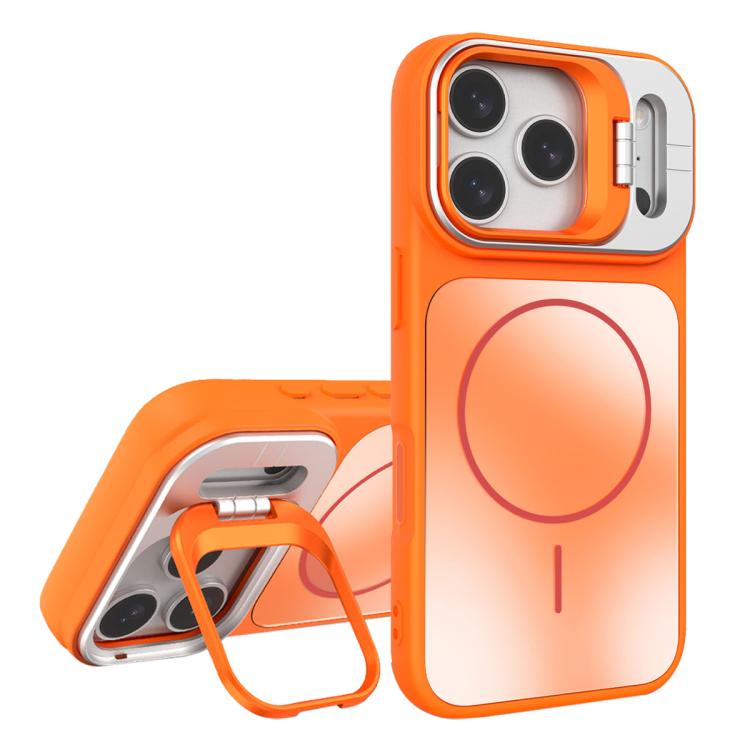 AG Frosted Lens Holder MagSafe Phone Case, For iPhone 17 Pro Max, For iPhone 17 Pro, For iPhone 17, For iPhone 16 Pro Max