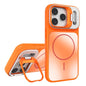 AG Frosted Lens Holder MagSafe Phone Case, For iPhone 17 Pro Max, For iPhone 17 Pro, For iPhone 17, For iPhone 16 Pro Max