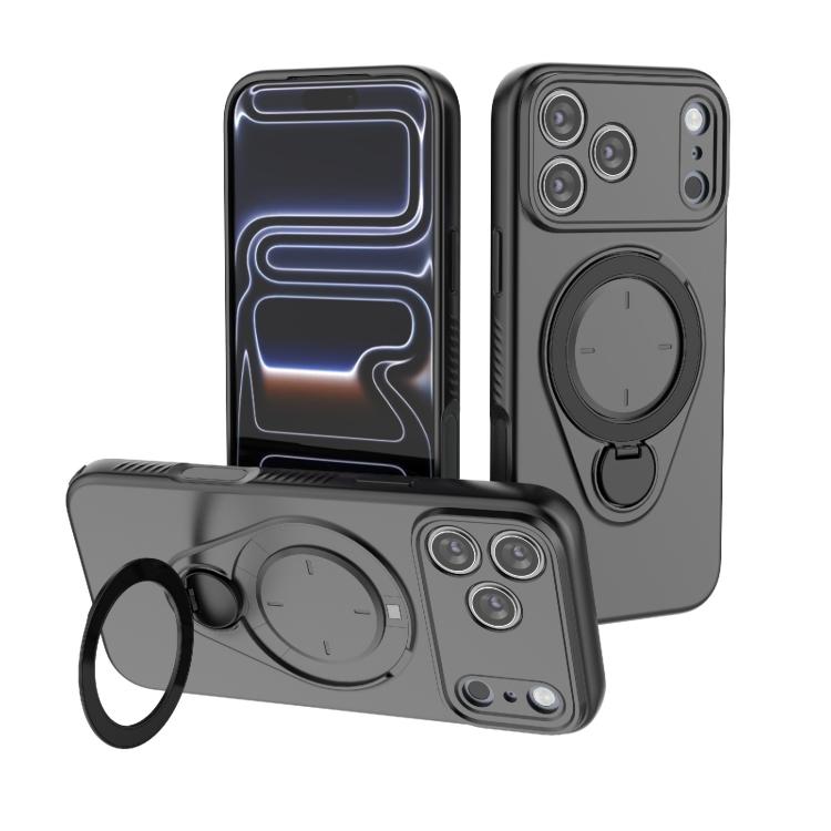 Ring Shield MagSafe TPU Phone Case with 360 Degree Rotating Holder, For iPhone 17 Pro Max, For iPhone 17 Pro, For iPhone 17, For iPhone Air