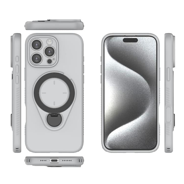 Ring Shield MagSafe TPU Phone Case with 360 Degree Rotating Holder, For iPhone 16 Pro Max, For iPhone 16 Pro, For iPhone 16 Plus, For iPhone 16