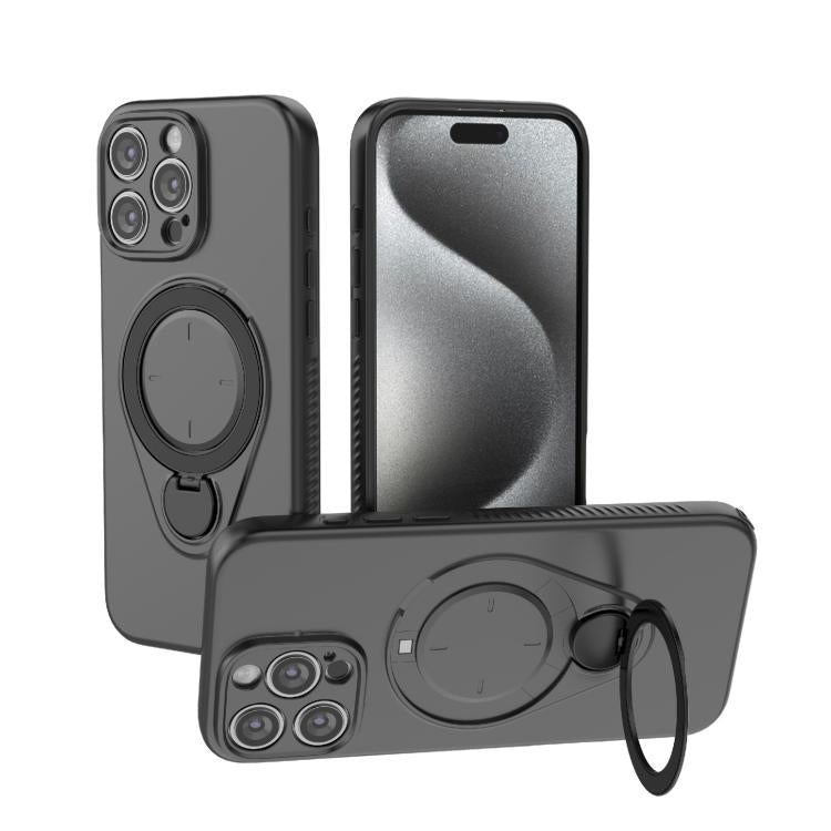 Ring Shield MagSafe TPU Phone Case with 360 Degree Rotating Holder, For iPhone 16 Pro Max, For iPhone 16 Pro, For iPhone 16 Plus, For iPhone 16
