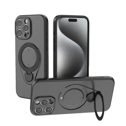 Ring Shield MagSafe TPU Phone Case with 360 Degree Rotating Holder, For iPhone 16 Pro Max, For iPhone 16 Pro, For iPhone 16 Plus, For iPhone 16
