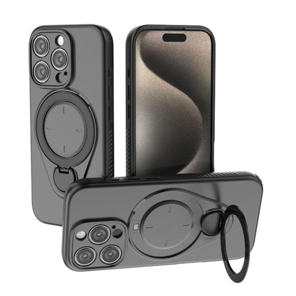 Ring Shield MagSafe TPU Phone Case with 360 Degree Rotating Holder, For iPhone 16 Pro Max, For iPhone 16 Pro, For iPhone 16 Plus, For iPhone 16