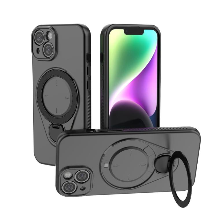Ring Shield MagSafe TPU Phone Case with 360 Degree Rotating Holder, For iPhone 15 Pro Max, For iPhone 15 Pro, For iPhone 15, For iPhone 14 / 13