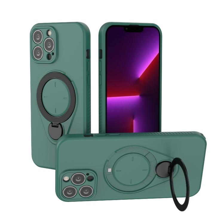 Ring Shield MagSafe TPU Phone Case with 360 Degree Rotating Holder, For iPhone 14 Pro, For iPhone 14 Pro Max, For iPhone 13 Pro Max, For iPhone 13 Pro
