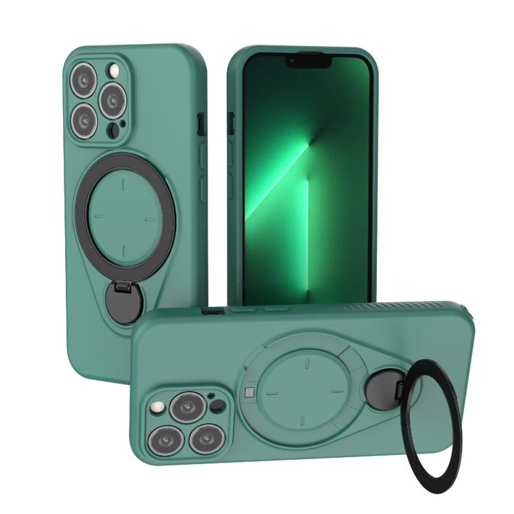 Ring Shield MagSafe TPU Phone Case with 360 Degree Rotating Holder, For iPhone 14 Pro, For iPhone 14 Pro Max, For iPhone 13 Pro Max, For iPhone 13 Pro