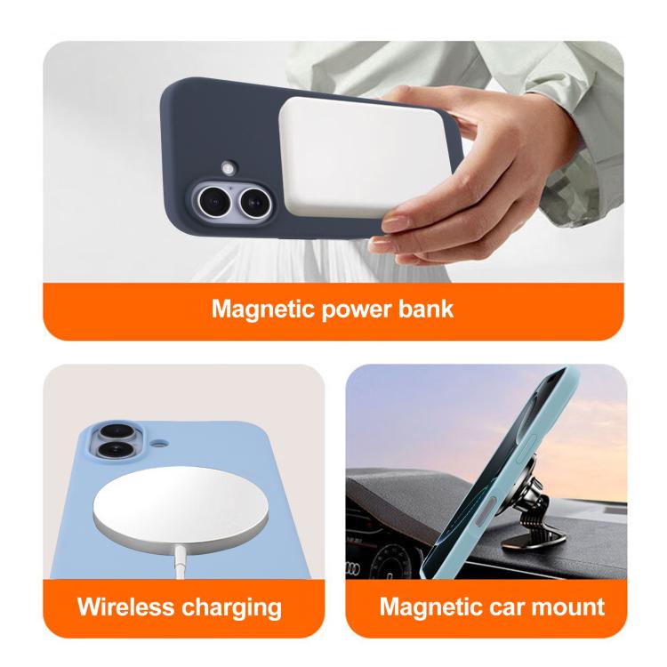 Liquid Silicone Full Coverage MagSafe Phone Case, For iPhone 17 Pro Max, For iPhone 17 Pro, For iPhone 17