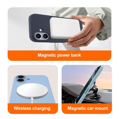 Liquid Silicone Full Coverage MagSafe Phone Case, For iPhone 17 Pro Max, For iPhone 17 Pro, For iPhone 17
