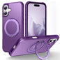 Skin-Feel Rotary Damping Bracket MagSafe Phone Case, For iPhone 17 Pro Max, For iPhone 17 Pro, For iPhone 17, For iPhone Air