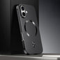 Frosted Magnetic Shield MagSafe Alloy Metal Phone Case, For iPhone 17 Pro Max, For iPhone 17 Pro, For iPhone 17, For iPhone Air, For iPhone 16 Pro Max, For iPhone 16 Pro, For iPhone 15 Pro Max, For iPhone 15 Pro