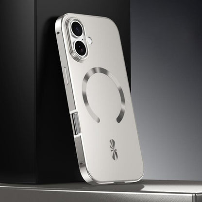 Frosted Magnetic Shield MagSafe Alloy Metal Phone Case, For iPhone 17 Pro Max, For iPhone 17 Pro, For iPhone 17, For iPhone Air, For iPhone 16 Pro Max, For iPhone 16 Pro, For iPhone 15 Pro Max, For iPhone 15 Pro