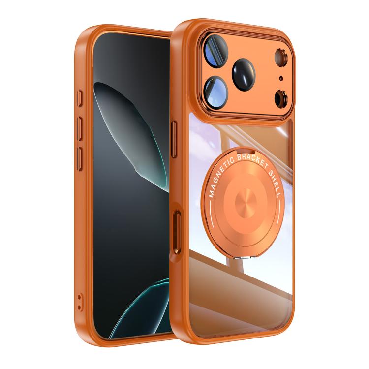 360 Holder Magsafe Acrylic Hybrid TPU Phone Case, For iPhone 17 Pro Max, For iPhone 17 Pro, For iPhone 17