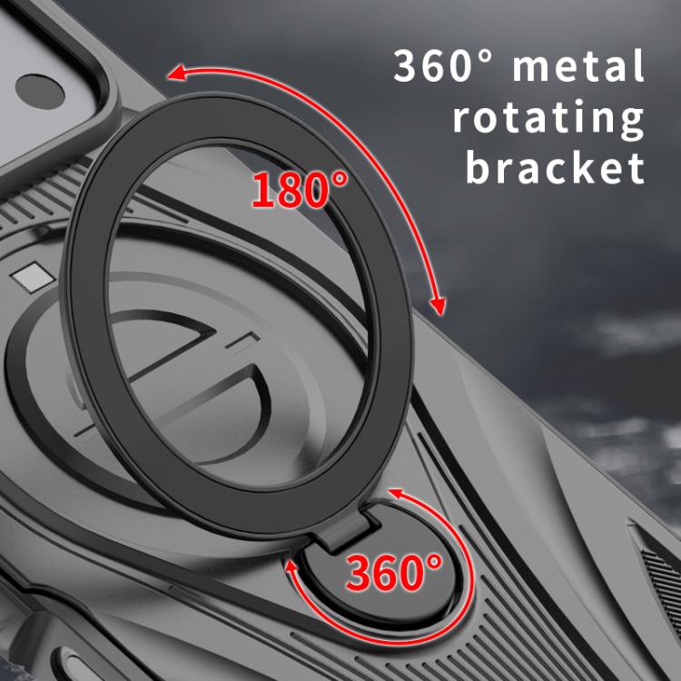 Star Ring Metallic Pivot Bracket Magnetic Phone Case, For iPhone 17 Pro Max, For iPhone 17 Pro, For iPhone 17, For iPhone Air