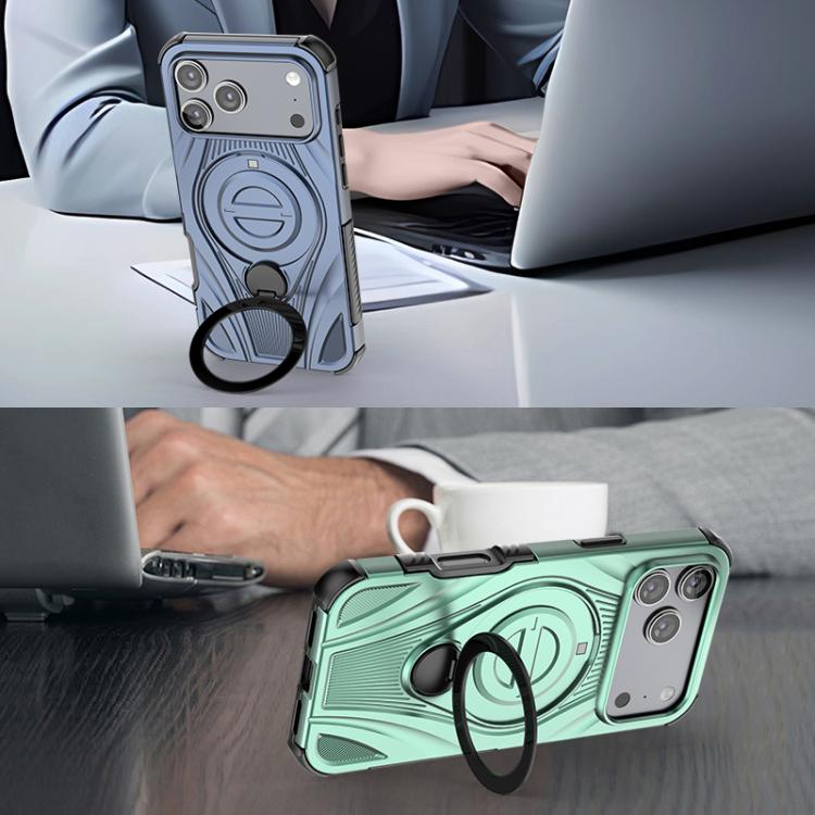 Star Ring Metallic Pivot Bracket Magnetic Phone Case, For iPhone 17 Pro Max, For iPhone 17 Pro, For iPhone 17, For iPhone Air