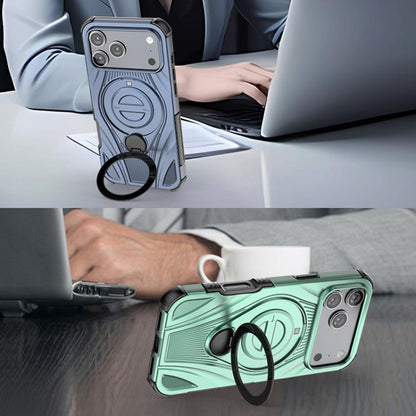 Star Ring Metallic Pivot Bracket Magnetic Phone Case, For iPhone 17 Pro Max, For iPhone 17 Pro, For iPhone 17, For iPhone Air