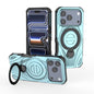 Star Ring Metallic Pivot Bracket Magnetic Phone Case, For iPhone 17 Pro Max, For iPhone 17 Pro, For iPhone 17, For iPhone Air