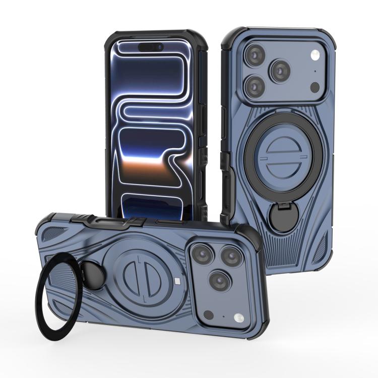 Star Ring Metallic Pivot Bracket Magnetic Phone Case, For iPhone 17 Pro Max, For iPhone 17 Pro, For iPhone 17, For iPhone Air