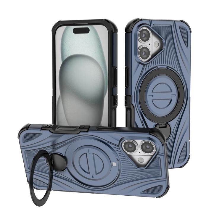 Star Ring Metallic Pivot Bracket Magnetic Phone Case, For iPhone 17 Pro Max, For iPhone 17 Pro, For iPhone 17, For iPhone Air