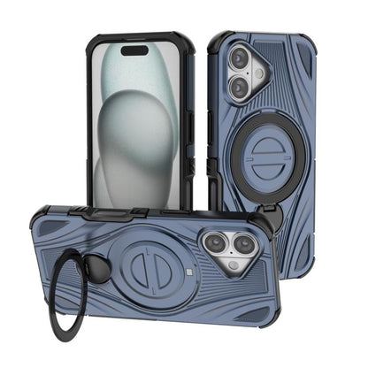 Star Ring Metallic Pivot Bracket Magnetic Phone Case, For iPhone 17 Pro Max, For iPhone 17 Pro, For iPhone 17, For iPhone Air