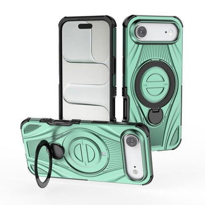 Star Ring Metallic Pivot Bracket Magnetic Phone Case, For iPhone 17 Pro Max, For iPhone 17 Pro, For iPhone 17, For iPhone Air