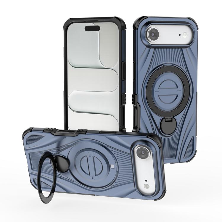 Star Ring Metallic Pivot Bracket Magnetic Phone Case, For iPhone 17 Pro Max, For iPhone 17 Pro, For iPhone 17, For iPhone Air