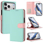 Detachable Litchi Texture Magnetic Side-Patch Vegan Leather Phone Case, For iPhone 17 Pro Max, For iPhone 17 Pro, For iPhone 17, For iPhone Air