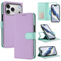 Detachable Litchi Texture Magnetic Side-Patch Vegan Leather Phone Case, For iPhone 17 Pro Max, For iPhone 17 Pro, For iPhone 17, For iPhone Air